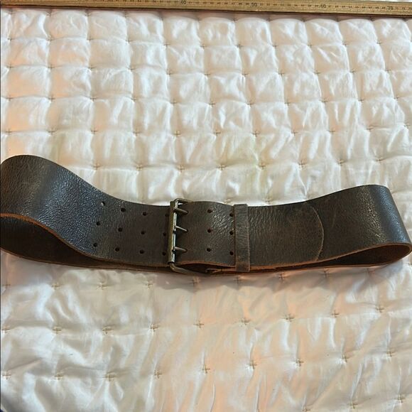 Brown Leather Belt 33 inches to 39 inches main image 7